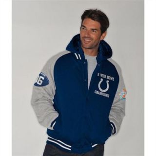 G III Indianapolis Colts Commemorative Fleece Hooded Jacket