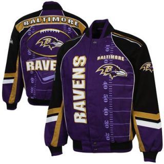 Baltimore Ravens Franchise Twill Jacket   Purple/Black/Gold