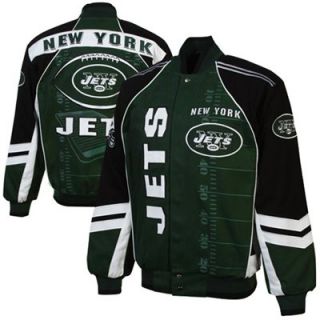 New York Jets Franchise Twill Jacket   Green/Black