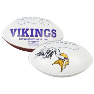 Adrian Peterson Minnesota Vikings Autographed White Panel Football