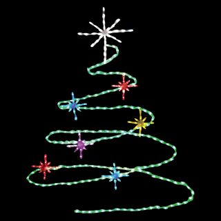 72 in. LED Spiral Tree Lighted Display   248 Bulbs   Christmas Lights