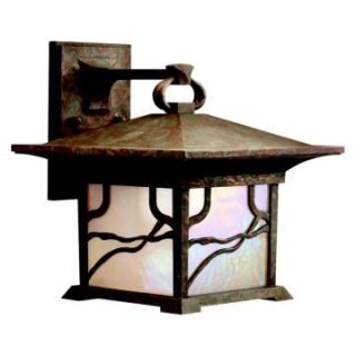 Kichler Morris Outdoor Wall Lantern   11H in. Distressed Copper   Outdoor Wall Lights