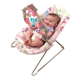 Cozy Cocoon Bouncer in Tree Party Fashion   Baby Bouncers