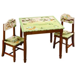 Guidecraft Papagayo Collection Table & Chairs Set   Kids Tables and Chairs