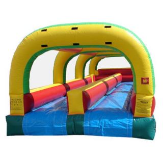 Kidwise Slip & Slide Double Lane Inflatable Slide   Commercial Inflatables