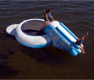 Rave Sports O Zone XL Plus 12 ft. Water Bouncer with Slide   Water Trampolines