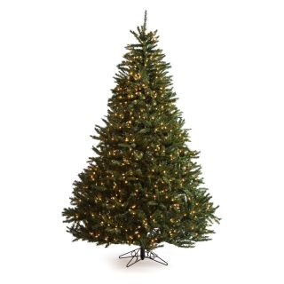 7.5 ft. Ponderosa Pine Prelit Christmas Tree   Christmas Trees