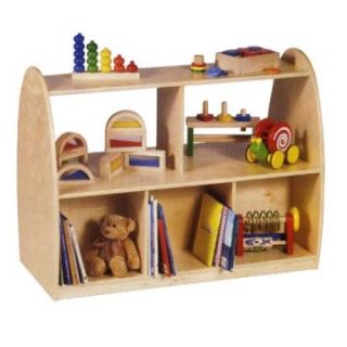 Guidecraft Arch Pass Thru Storage Wood Bookcase   Toy Storage