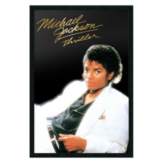 Michael Jackson   Thriller Album Framed Wall Art   25.41W x 37.41H in.   Photography