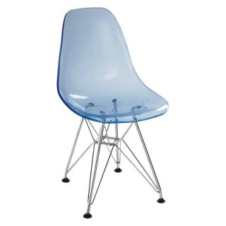 Zuo Modern Kids Baby Spire Chair   Transparent Blue   Specialty Chairs