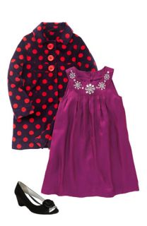 Mini Boden Coat & Dress (Little Girls)