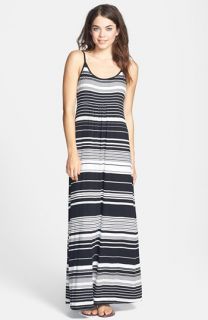 Calvin Klein Colorblock Jersey Maxi Dress (Plus Size)