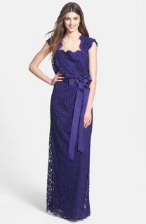 Laundry by Shelli Segal Embellished Blouson Jersey Gown