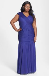 Alex Evenings Embellished Cap Sleeve Gown