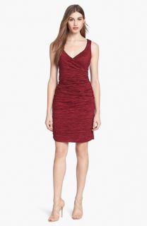 Calvin Klein Crinkled Taffeta Sheath Dress