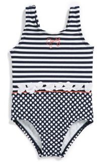 Billabong Polka Dot Two Piece Swimsuit (Little Girls & Big Girls)(Online Only)