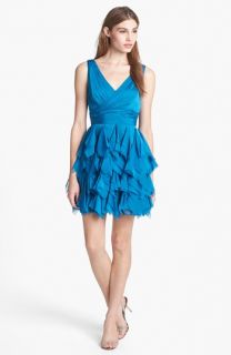 Adrianna Papell Layered Fit & Flare Dress