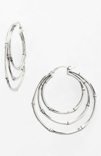 John Hardy Bamboo Small Orbital Hoop Earrings