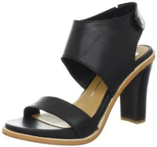 Dolce Vita Women's Gwendolyn Sandal,Black Leather,11 M US Shoes