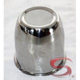 3.195 in Chrome Plated Closed End Trailer Wheel Center Cap Automotive