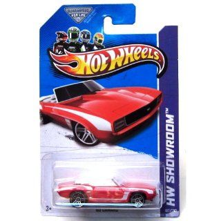 Hot Wheels 2013 '69 Camaro Convert. (Red and White) HW SHOWROOM #197/250 Toys & Games