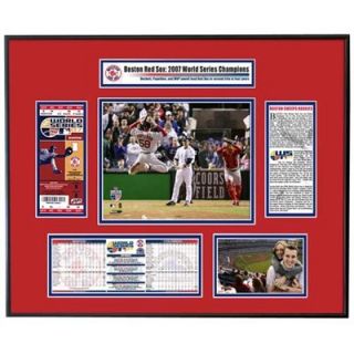 Boston Red Sox 2007 World Series Ticket Frame  Papelbon/Varitek Celebration