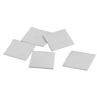 Tape Logic T95220 Removable Pre cut Double Sided Foam Square, 1" Length x 1" Width, 1/32" Thick, White (Case of 648)