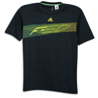 adidas F50 Poly T Shirt   Mens   Soccer   Clothing   Tech Onix/Vivid Yellow/Green Zest