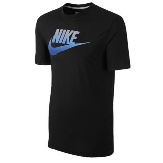 Nike Futura Fade Standard T Shirt   Mens   Casual   Clothing   Black/Game Royal