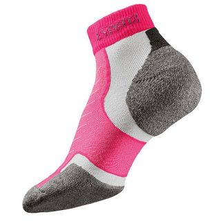 Thorlo Cushioned Heel Mini Crew Running Socks   Running   Accessories   Electric Pink