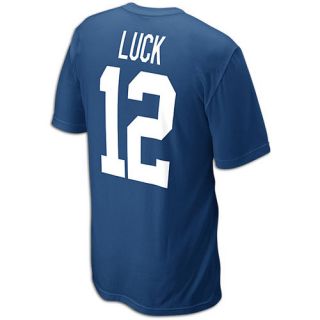Nike NFL Player T Shirt   Mens   Football   Clothing   Indianapolis Colts   Luck, Andrew   Gym Blue