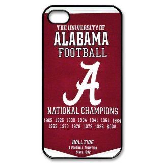 Designyourown Case Alabama Crimson Tide Iphone 4 4s Cases Hard Case Cover the Back and Corners SKUiPhone4 3379 Cell Phones & Accessories