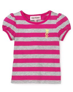 Juicy Couture Infant Girls' Stripe Tee   Sizes 3 24 Months's