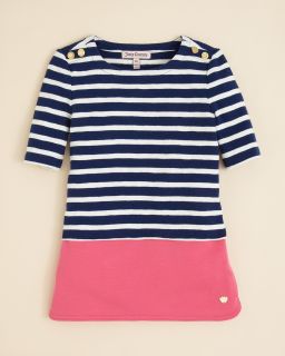 Juicy Couture Girls' Boatneck Stripe Dress   Sizes 2 5's