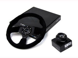 82 05 Chevrolet Cavalier 320MM Steering Wheel + Hub Adapter Combo Black Automotive