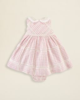 Ralph Lauren Childrenswear Infant Girls' Gingham Dress & Bloomer   Sizes 3 9 Months's