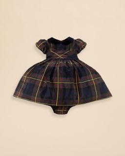 Ralph Lauren Childrenswear Infant Girls' Tartan Taffeta Dress   Sizes 3 9 Months's