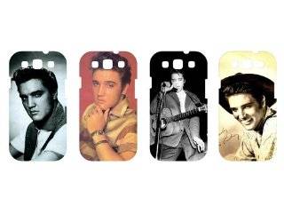 Wholesales 4pcs Super Star Elvis Aron Presley the Hillbilly Cat Fashion Hard Back Cover Skin Case for Samsung Galaxy S3 I9300 s3eap4003 Cell Phones & Accessories