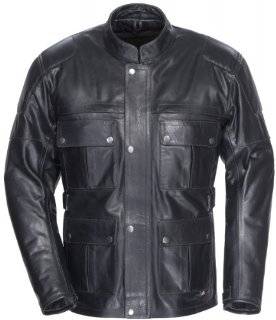Tourmaster Lawndale Mens Black Leather Jacket Automotive