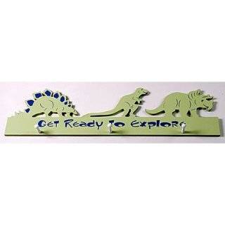 Dinosaur Peg Board Color Celery   Coat Stands
