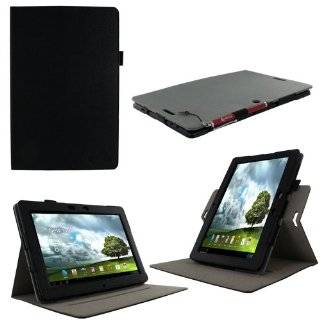 rooCASE ASUS MeMO Pad FHD 10 Case ME302C / ME301T   Dual View Multi Angle Stand Cover   Black Computers & Accessories