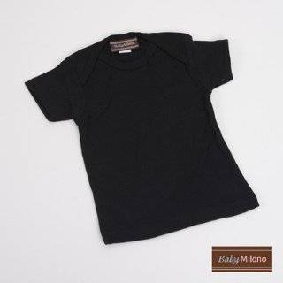Short Sleeve Baby Shirt in Black Size 6 12 Months Baby