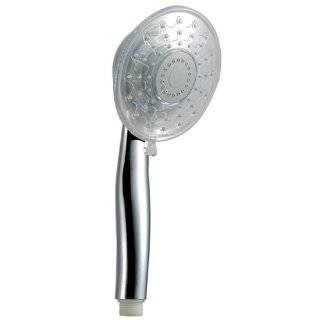 LD8008 A3 RGB Temperature Controlled Sensor LED Rain Water Flow Handle Shower Head light Bathroom Bath Showerhead  