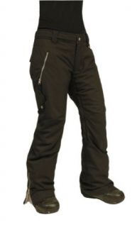 Betty Rides Women's Pdx Punk Rocker Snowboard/Ski Pants (Black, X Small) Clothing