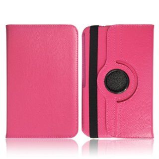 Sanheshun 360 Degree Rotating PU Leather Case Cover Stand Compatible with Samsung Galaxy Tab3 8.0 T310 Color Rose Electronics