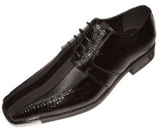 Viotti Mens Black Classic Oxford Striped Satin Dress Shoe Style 163ST Black 000 Shoes
