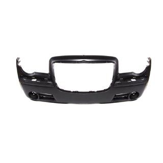 CarPartsDepot, Sedan 3.5L V6 Front Bumper Facial Cover Primered Black Without Washer, 352 161403 10 PM 4805773AC CH1000440 Automotive