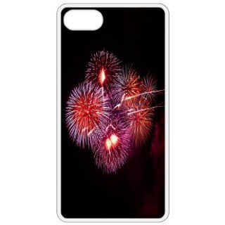 Fireworks Image White Apple Iphone 5 Cell Phone Case   Cover Cell Phones & Accessories