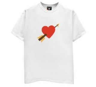 Arrow In Heart T Shirt Clothing