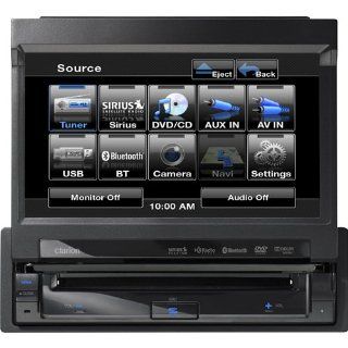 Clarion VZ401 7 Inch In Dash Single Din Touchscreen DVD/CD//USB Receiver with Bluetooth